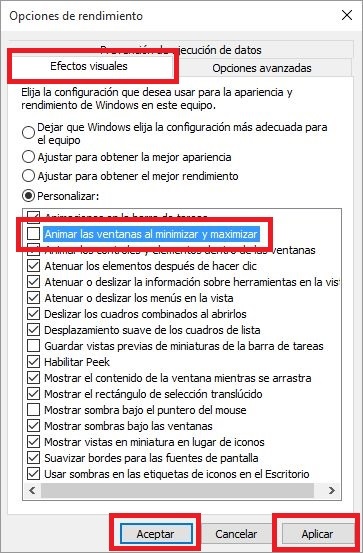 Cómo Desactivar Las Animaciones De Las Ventanas En Windows 10 4254